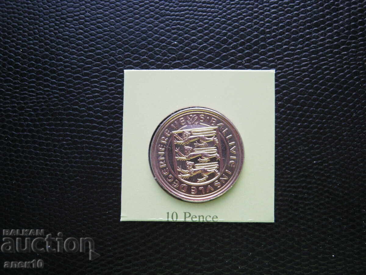 Guernsey 10 pence 1982 in Guernsey 10 pence 1982 in