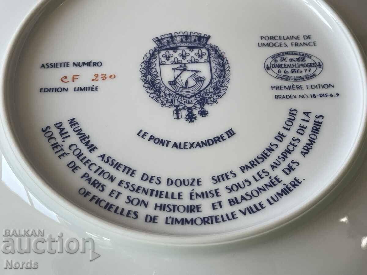 Livrarea Limoges „Le Pont Alexandre III” cu certificat