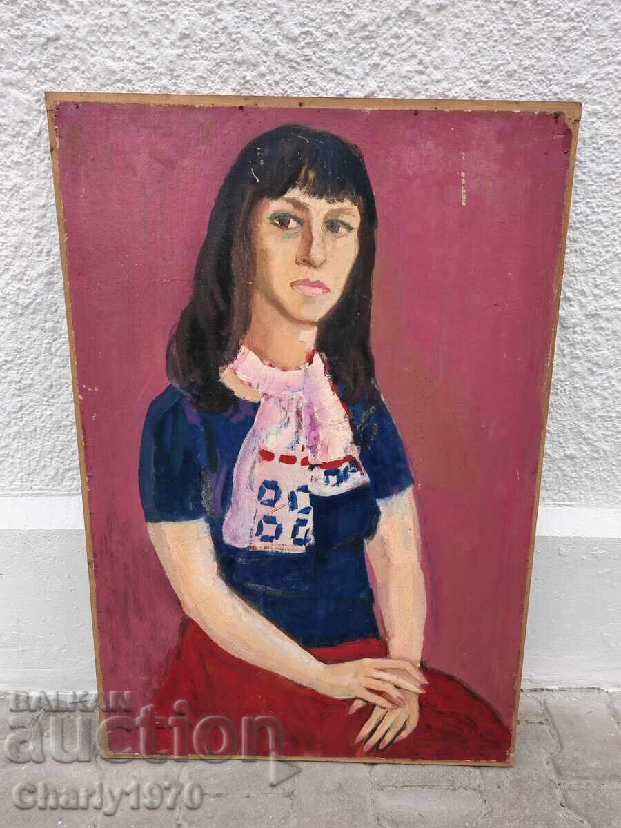 Tablou pictat - portret