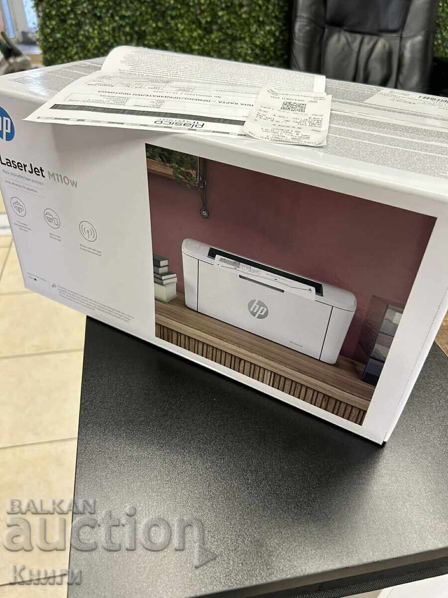 Εκτυπωτής λέιζερ HP LaserJet M110w - καινούργιος με εγγύηση - 5
