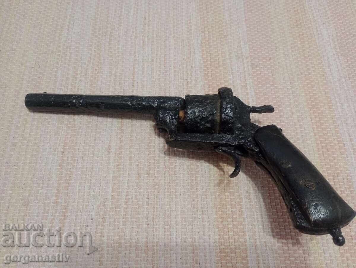 Antique revolver. Lefaucheux