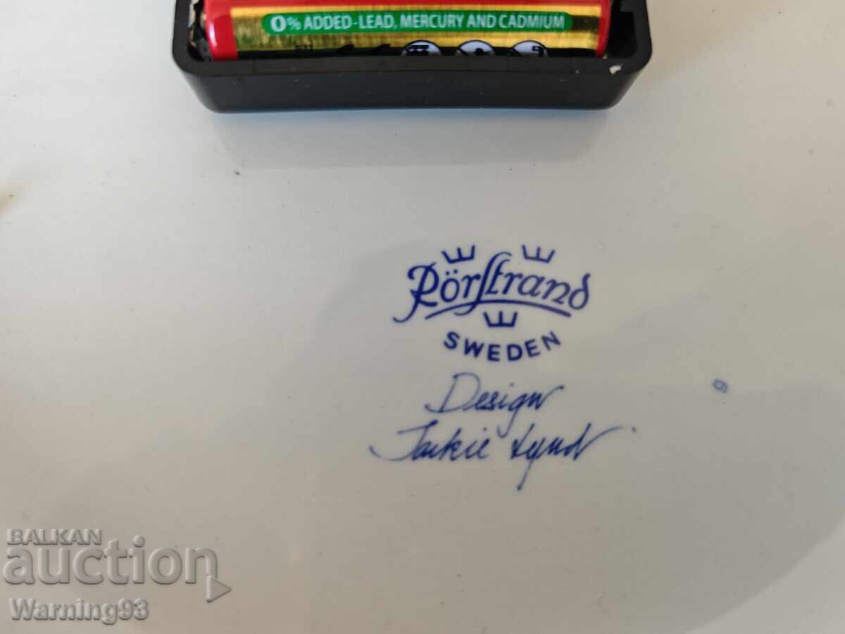 Porcelain German wall clock - Junghans - 1980 - 7 Porcelain German wall clock - Junghans - 1980 - 7