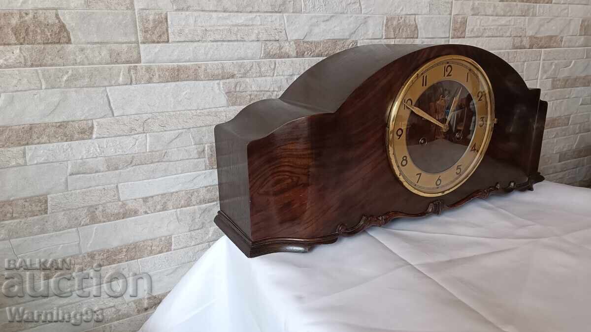 Παλιό ρολόι τζακιού - Junghans - Γερμανία - Αντίκα - 1970 - 5