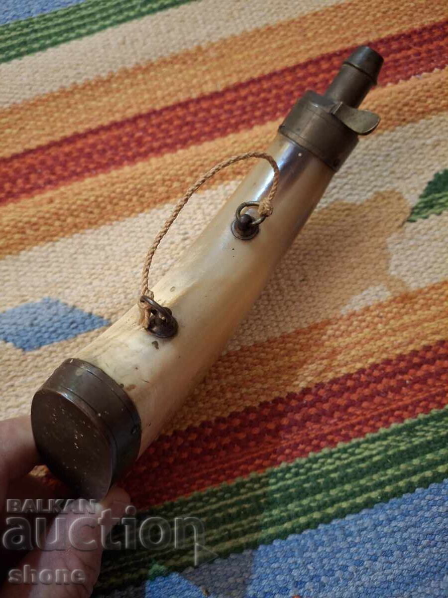 Delivery of Powder flask for flintlock pistol, musket, rifle, boyliya