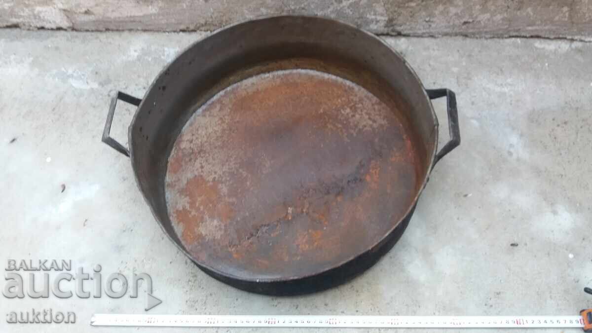 Licitație Tavă masivă din fier forjat pentru miel, zacuscă - harania