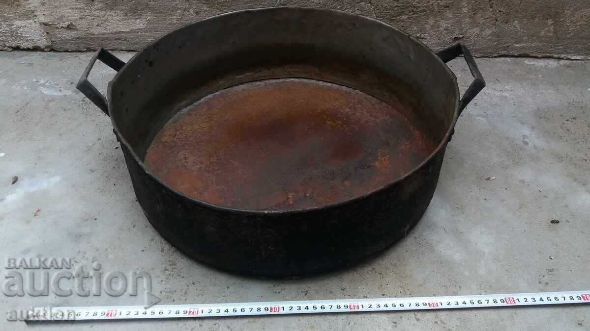 Tavă masivă din fier forjat pentru miel, zacuscă - harania - 5