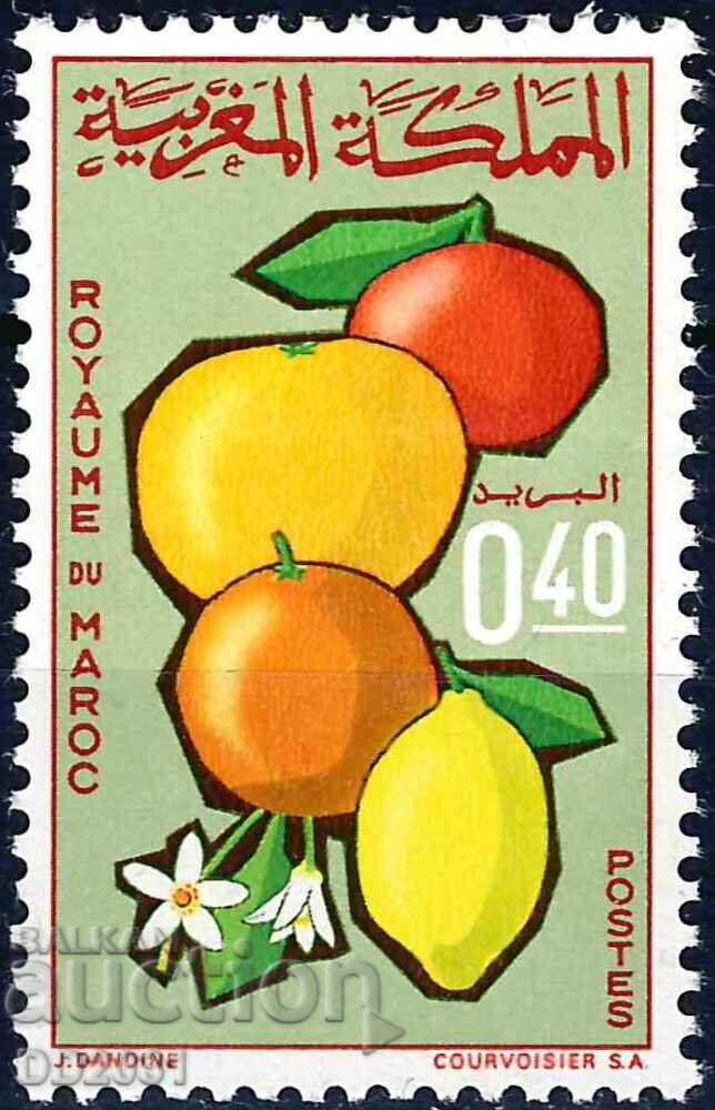 Μαρόκο 1966 - φρούτα MNH