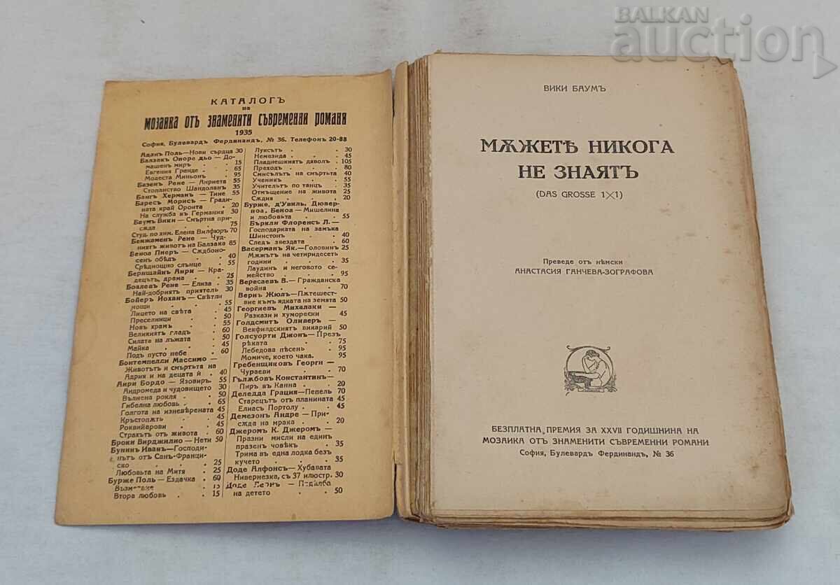 ΟΙ ΑΝΔΡΕΣ ΔΕΝ ΞΕΠΟΥΝ ΠΟΤΕ ΒΙΚΙ ΜΠΑΟΥΜ 1935 με τιμή € 3.00 | 5.87 BGN