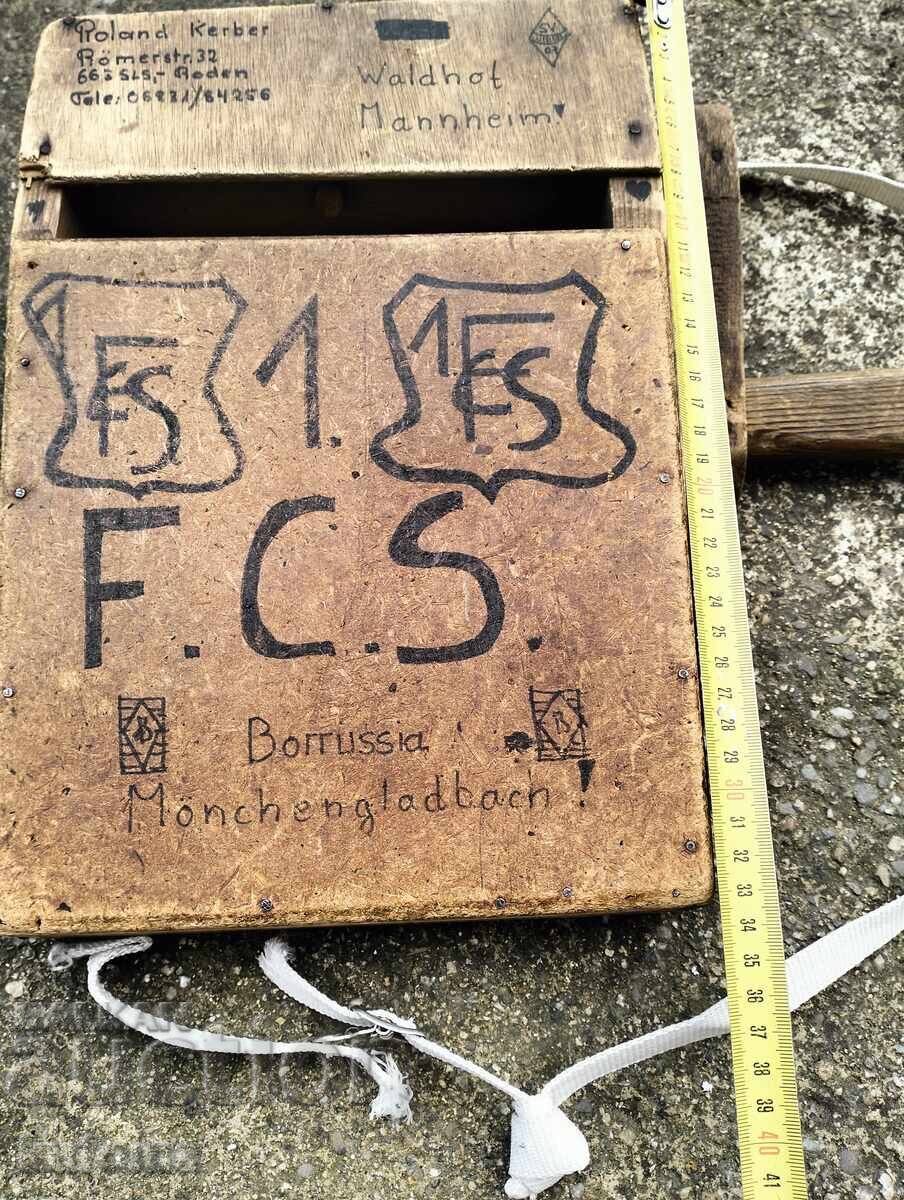 Auction  German collectible football rattle