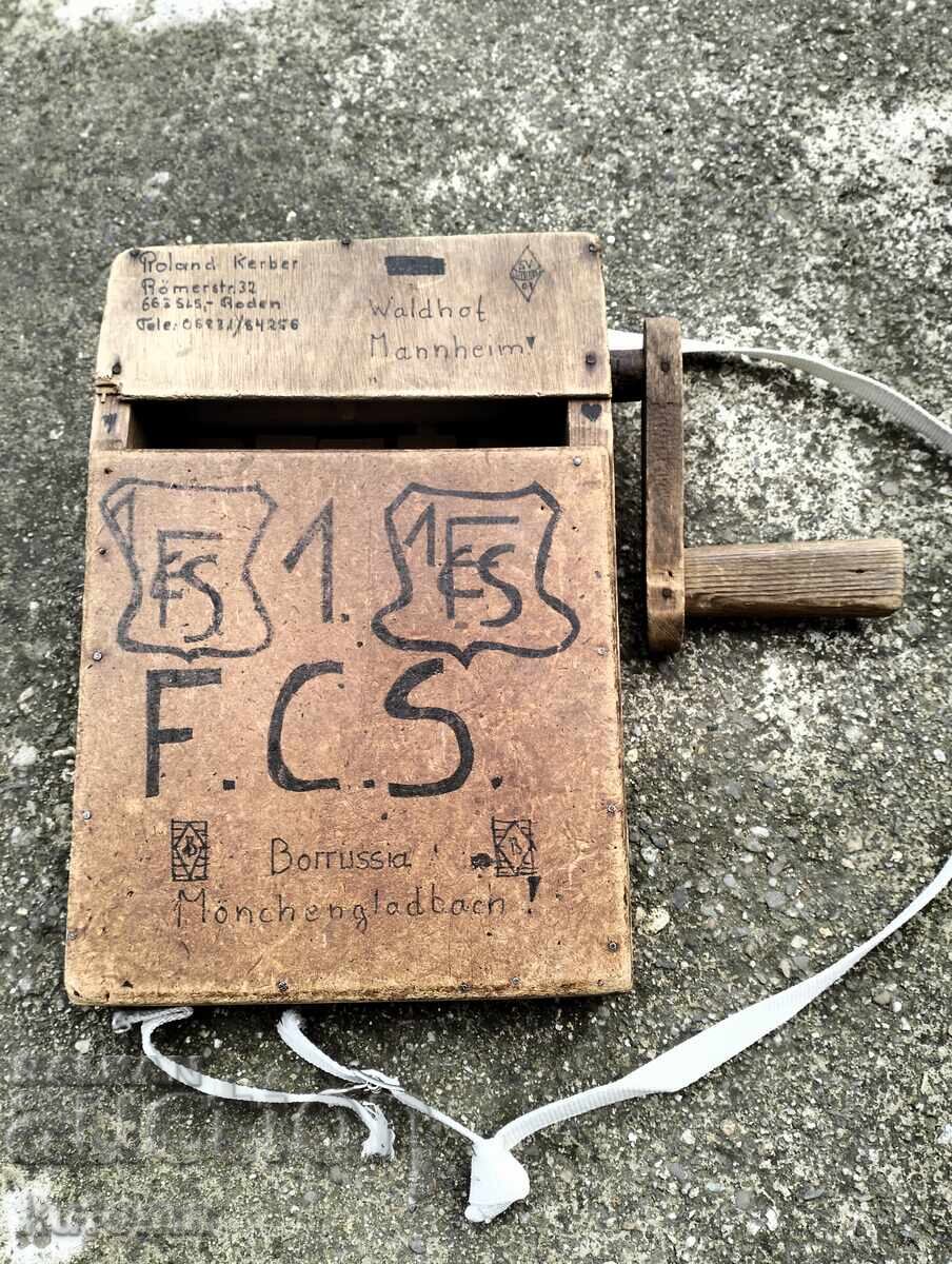 German collectible football rattle