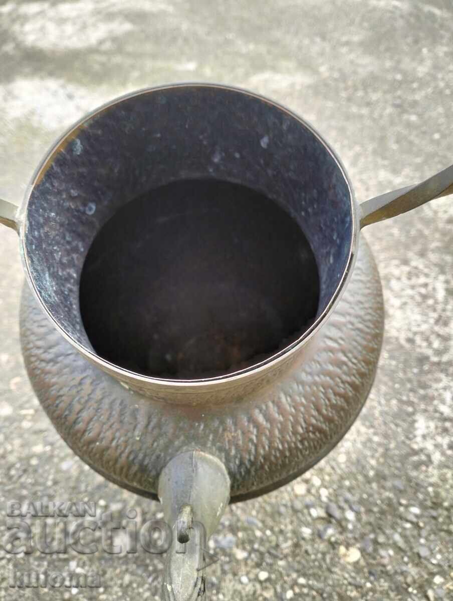 Vas vechi din cupru, cană - 5