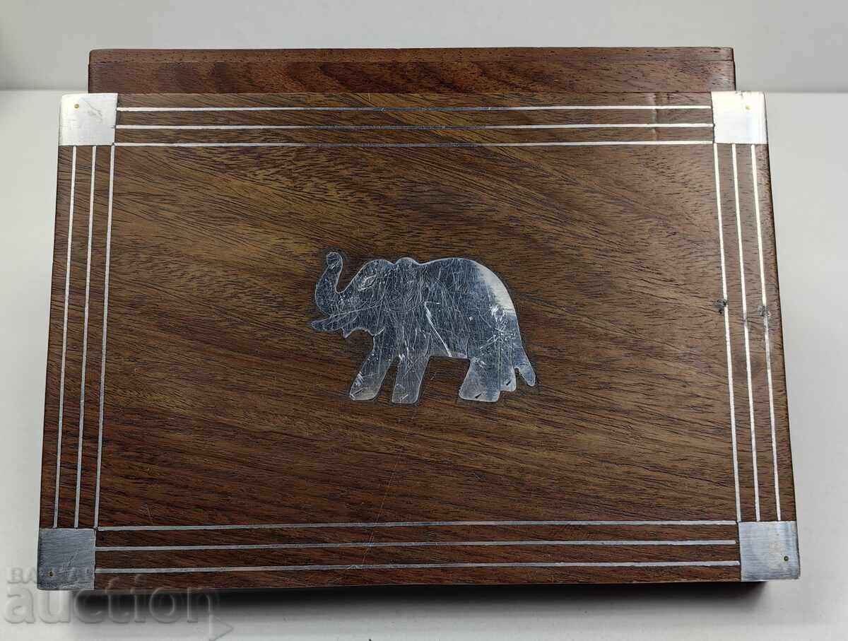 CUTIE DIN LEMN ELEFANT - 7