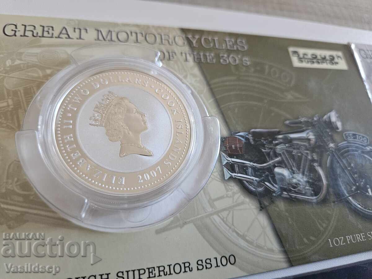 Παράδοση Ασήμι. Παρτίδα 5 x 1 oz, Νήσοι Κουκ, 2007