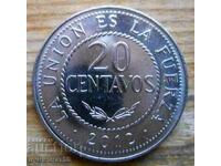 20 сентаво 2012 г  - Боливия