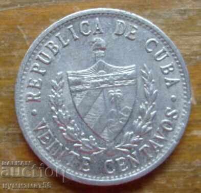 20 centavos 1969 - Cuba cu preț € 0.60 | 1.17 BGN