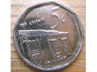 5 сентавос 2013 г  - Куба