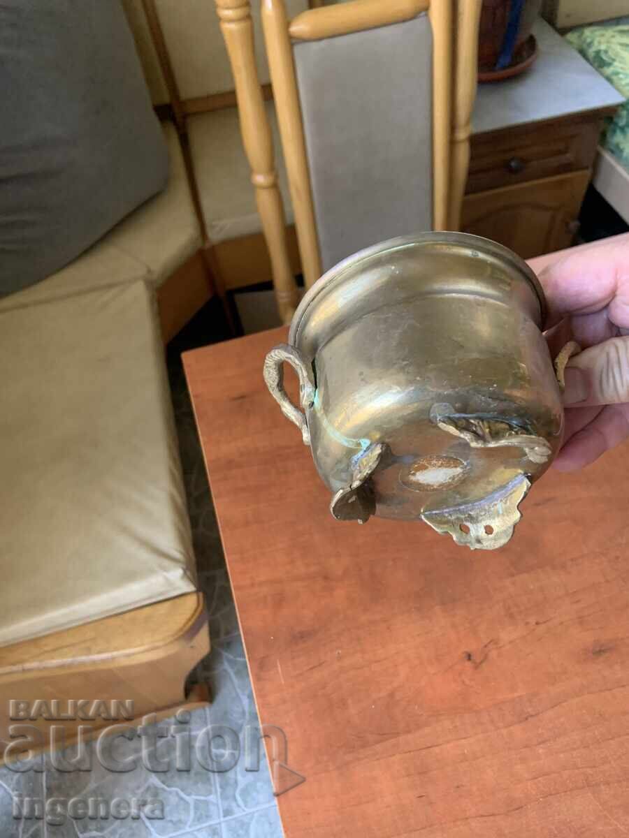 BOWL VASE VESSEL BRONZE - 235 GRAMS - 5 BOWL VASE VESSEL BRONZE - 235 GRAMS - 5