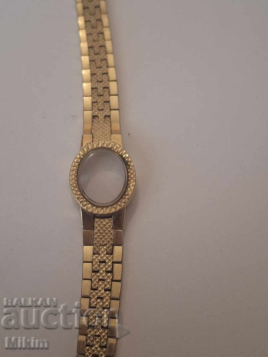 Carcasă cu brățară placată cu aur 10 microni cu preț € 0.11 | 0.22 BGN Carcasă cu brățară placată cu aur 10 microni cu preț € 0.11 | 0.22 BGN