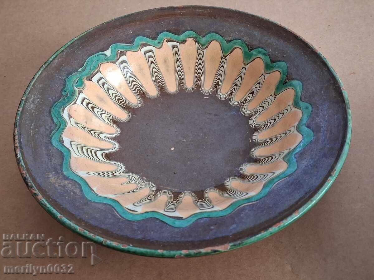 Oală veche de lut, ceramică, farfurie cu preț € 19.94 | 39.00 BGN