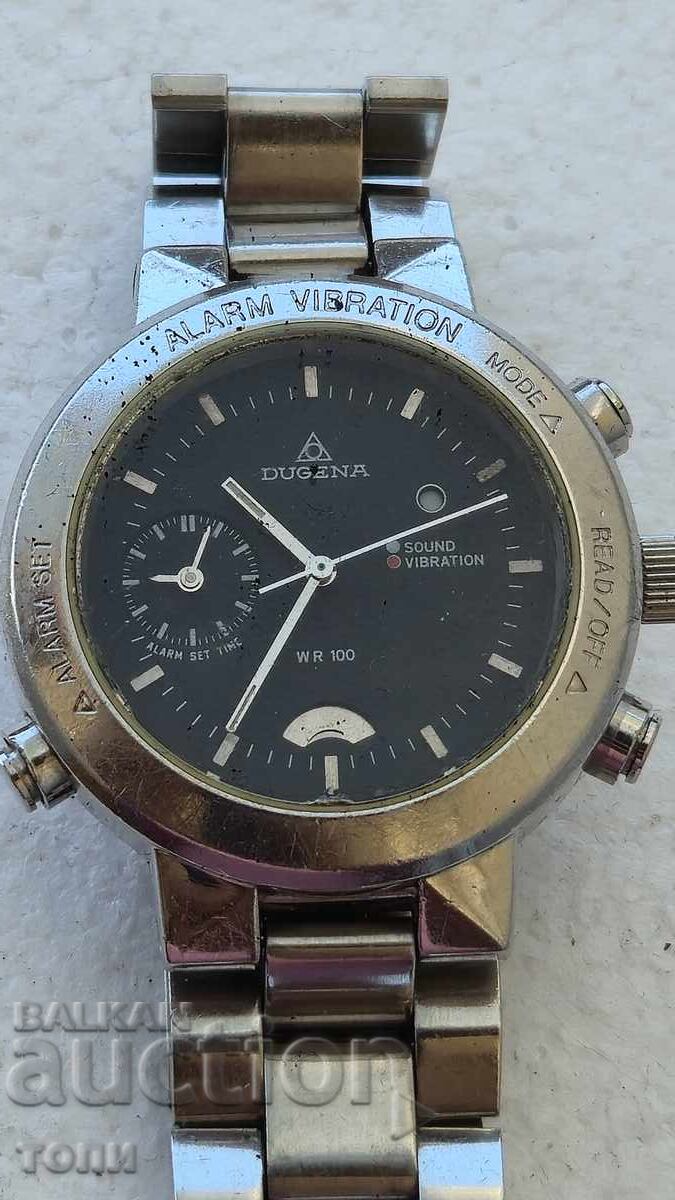 CRONOGRAF DUGENA CUARȚ WR 100 RAR NU ȘTIU DACĂ FUNCȚIONEAZĂ cu preț € 0.01 | 0.02 BGN