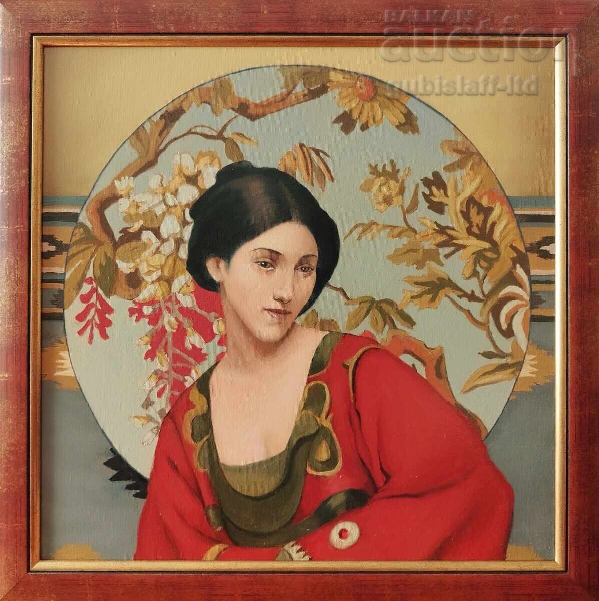Tablou "Japoneză", pictor Pl. Ovcharov, 2023
