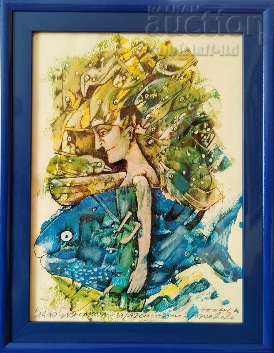 Tablou "1440 ore de singurătate", pictor Anatoli Stankulov, 2020