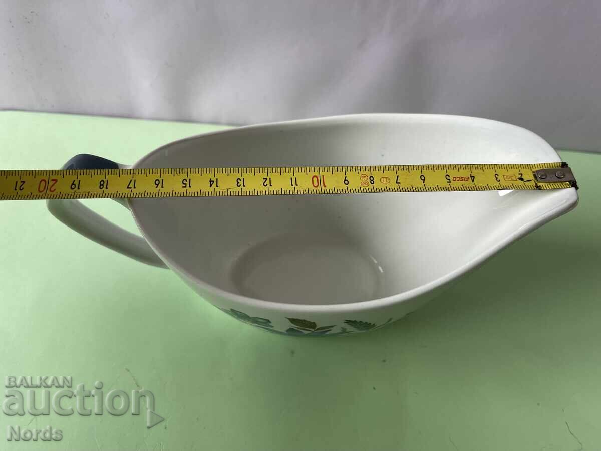 Sosieră vintage din porțelan Alfred Meakin - 5