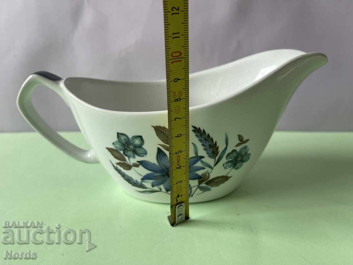 Sosieră vintage din porțelan Alfred Meakin - 6