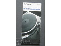 Sony Hi-Fi components catalog 1977 1978