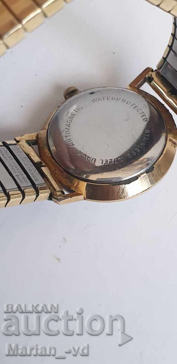 Позлатен мъжки механичен часовник Merit - 6 Позлатен мъжки механичен часовник Merit - 6