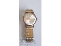 Ceas bărbătesc mecanic placat cu aur Merit