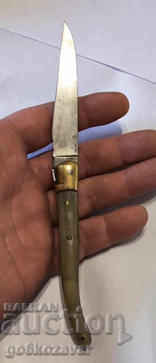 "Le Sabot" by Laguiole — with a handle made of genuine horn, Rare! - 6 "Le Sabot" by Laguiole — with a handle made of genuine horn, Rare! - 6