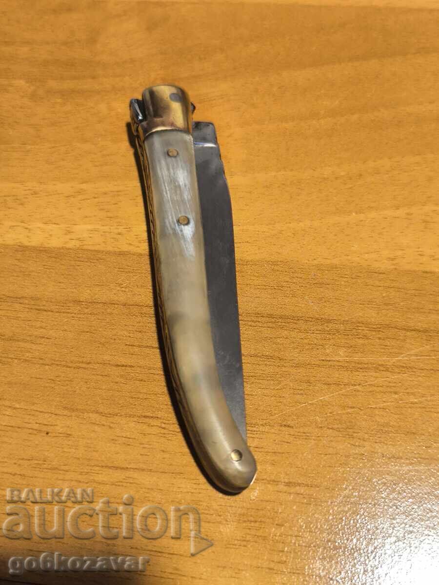 "Le Sabot" by Laguiole — with a handle made of genuine horn, Rare! - 7 "Le Sabot" by Laguiole — with a handle made of genuine horn, Rare! - 7