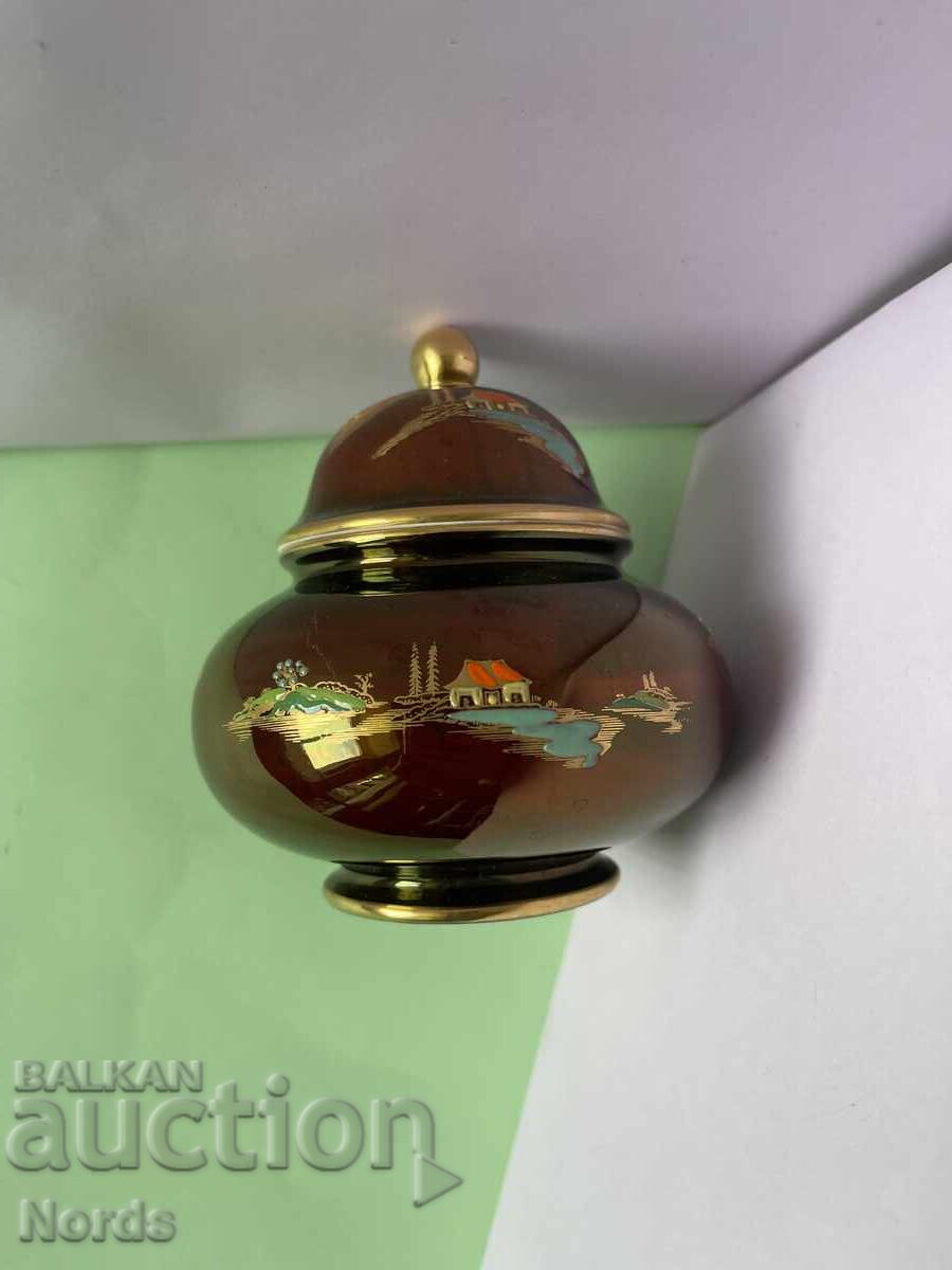 Vintage βάζο CarltonWare με καπάκι - 5