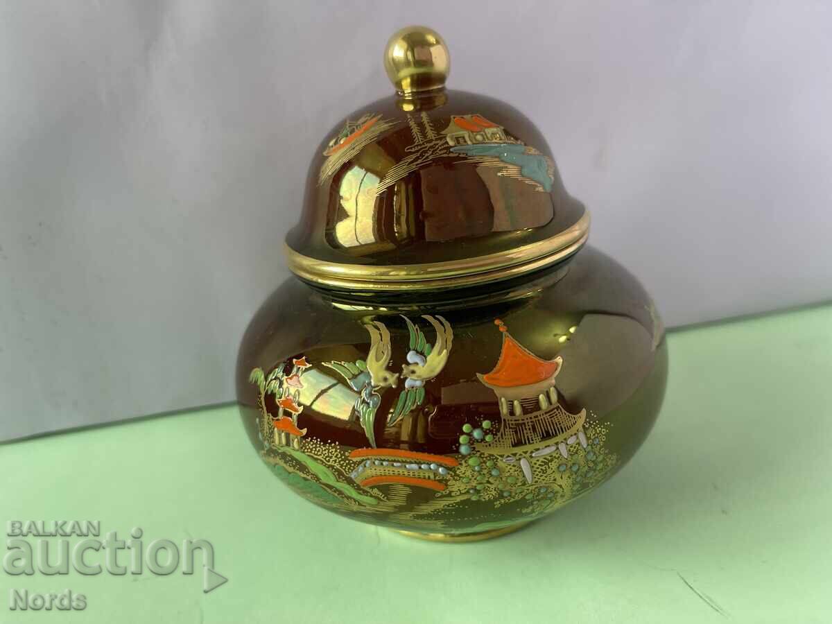 Vintage βάζο CarltonWare με καπάκι