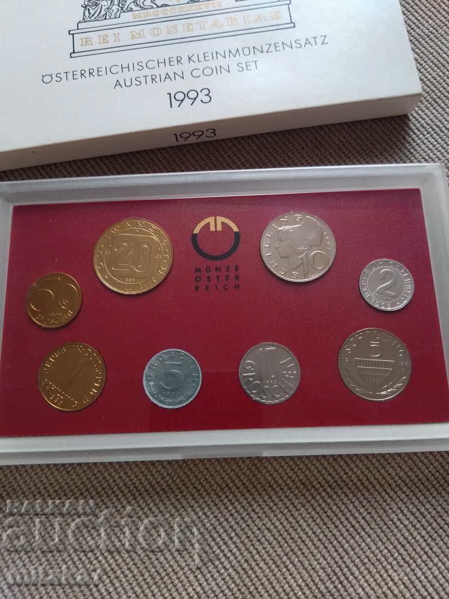 Аукцион Сет монети 1993 година, Австрия
