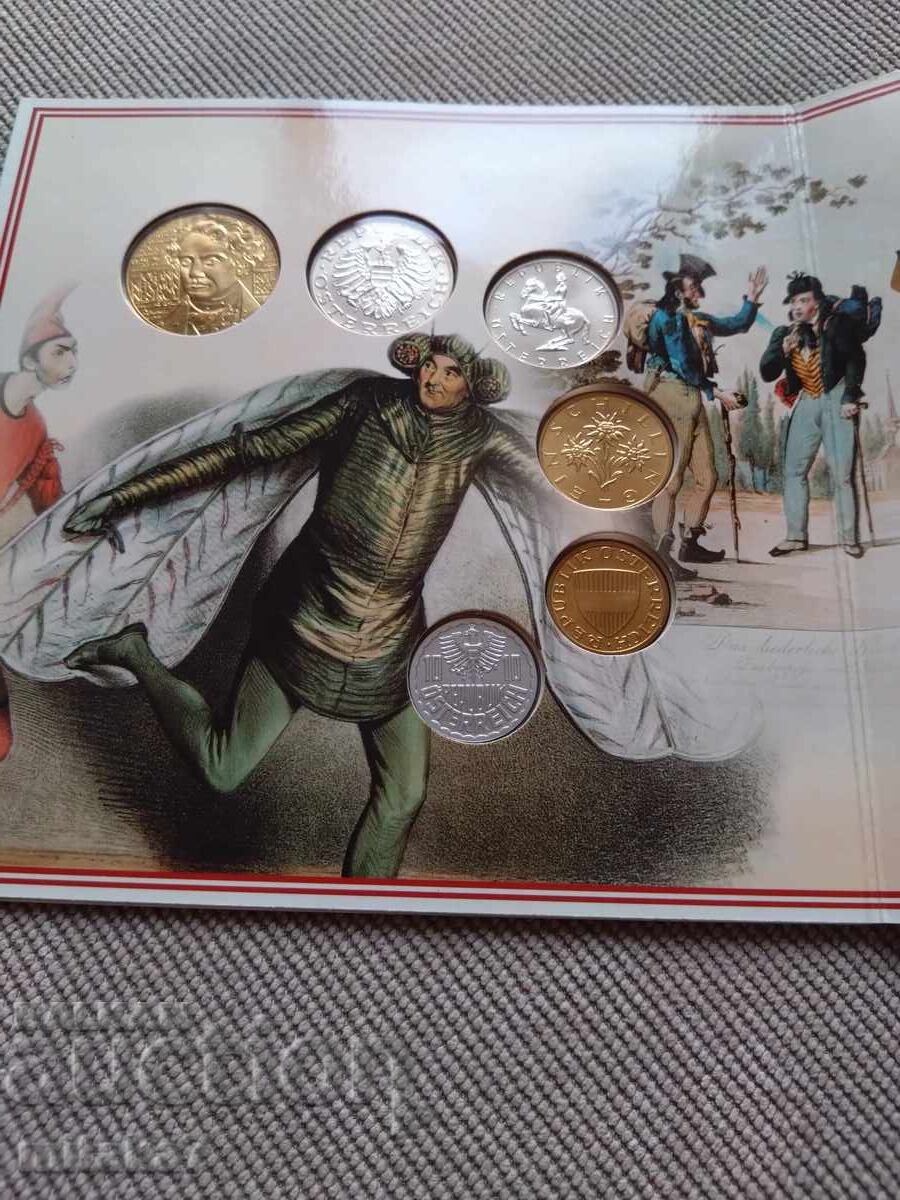 Аукцион Сет монети 2001 година, Австрия