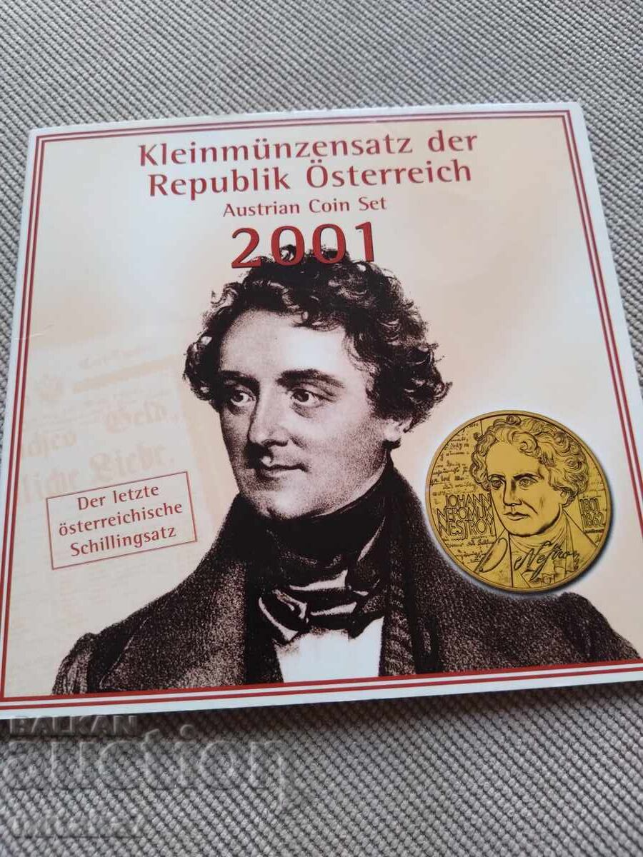 Сет монети 2001 година, Австрия
