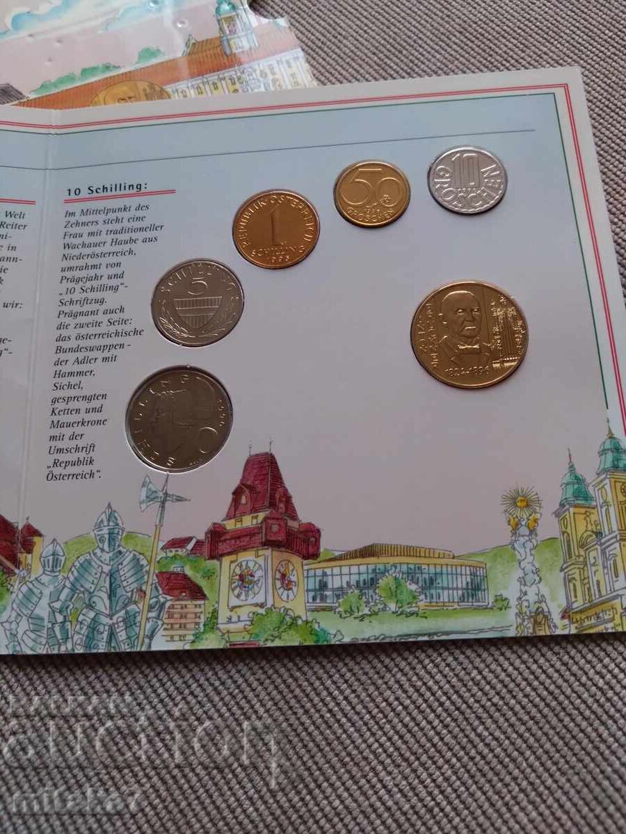 Set monede 1996, Austria cu preț € 16.00 | 31.29 BGN Set monede 1996, Austria cu preț € 16.00 | 31.29 BGN
