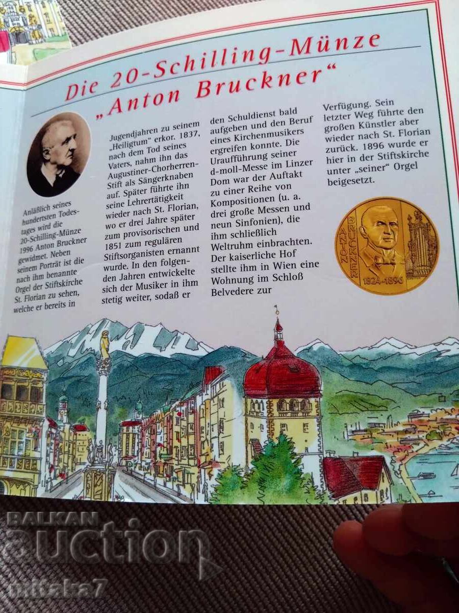 Set monede 1996, Austria - 5 Set monede 1996, Austria - 5