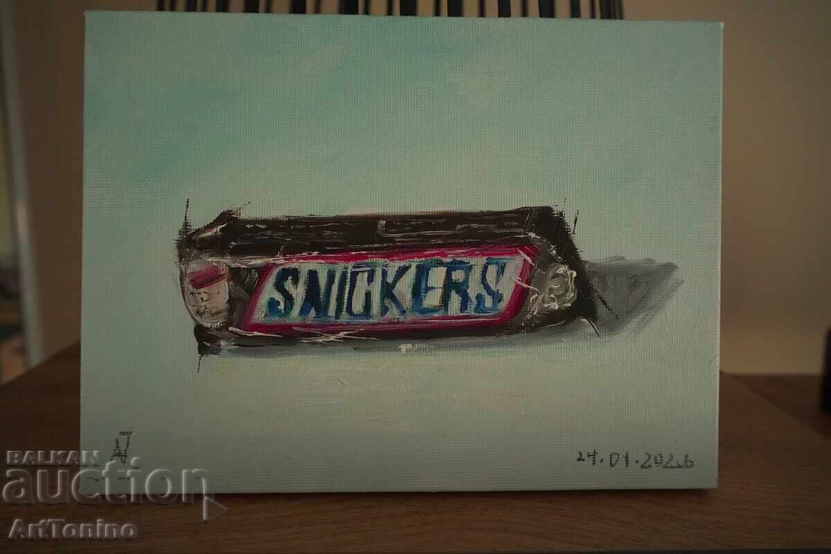 Pictură în ulei - Natură moartă - SNICKERS - Anton Yordanov - 6