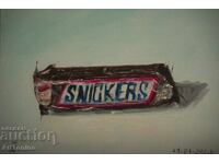 Pictură în ulei - Natură moartă - SNICKERS - Anton Yordanov
