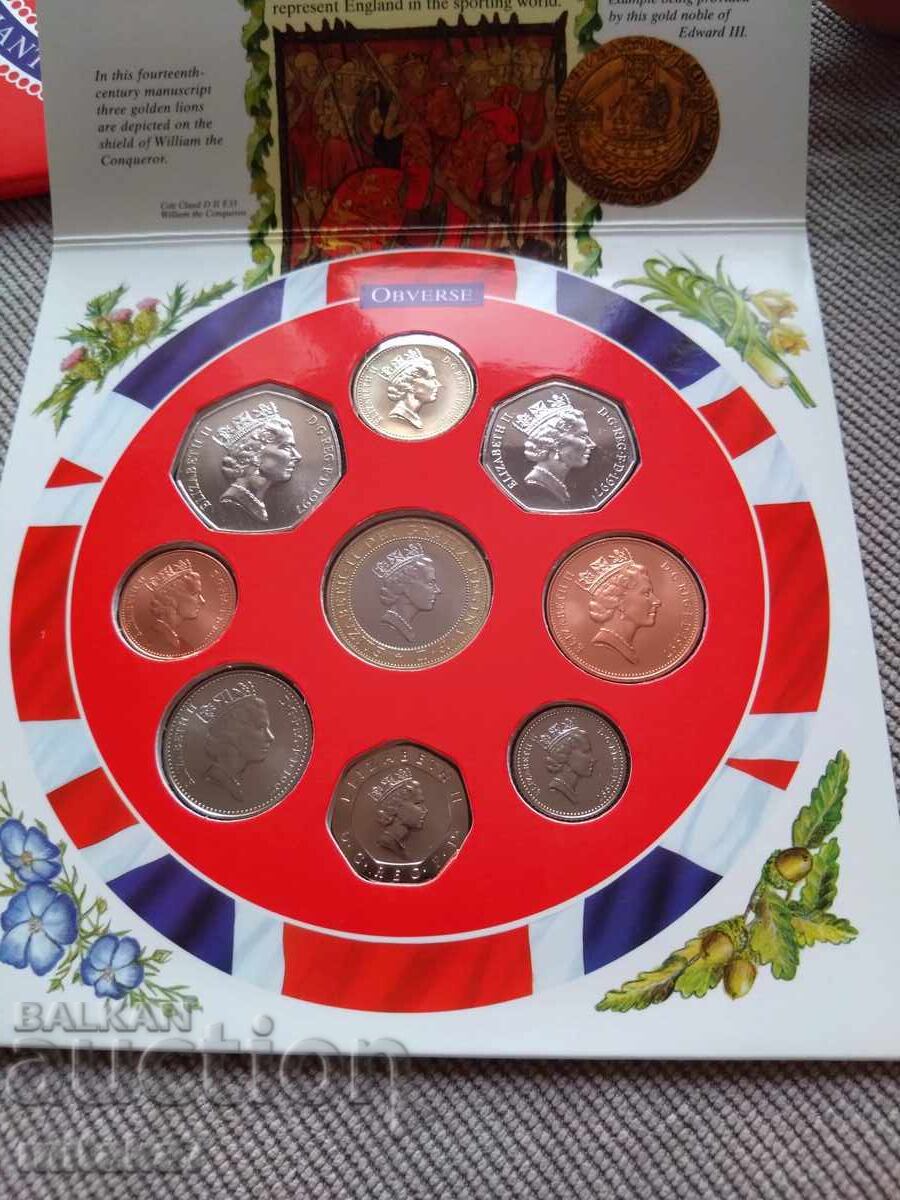 Παράδοση Σετ νομισμάτων 1997, Μεγάλη Βρετανία