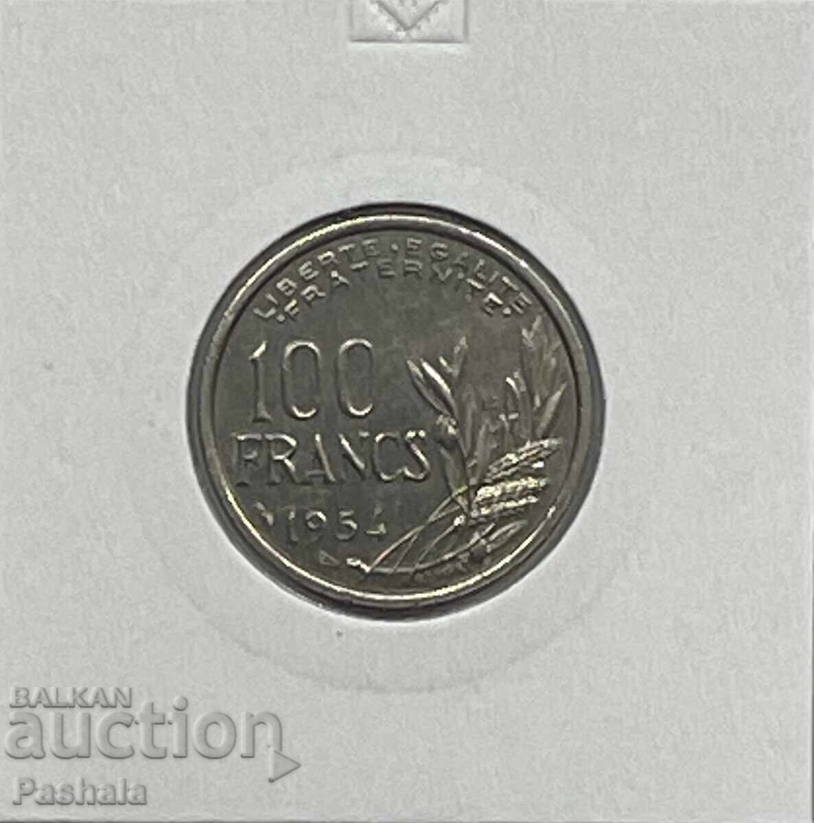 Γαλλία 100 φράγκα 1954