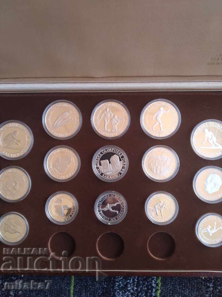 Sarajevo 1984 Coin Set, Yugoslavia - 5