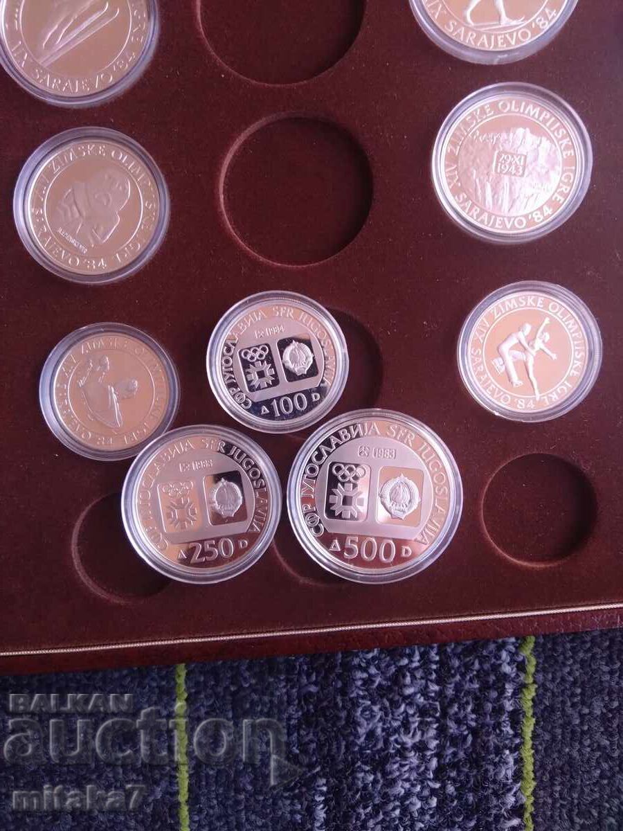 Sarajevo 1984 Coin Set, Yugoslavia - 7