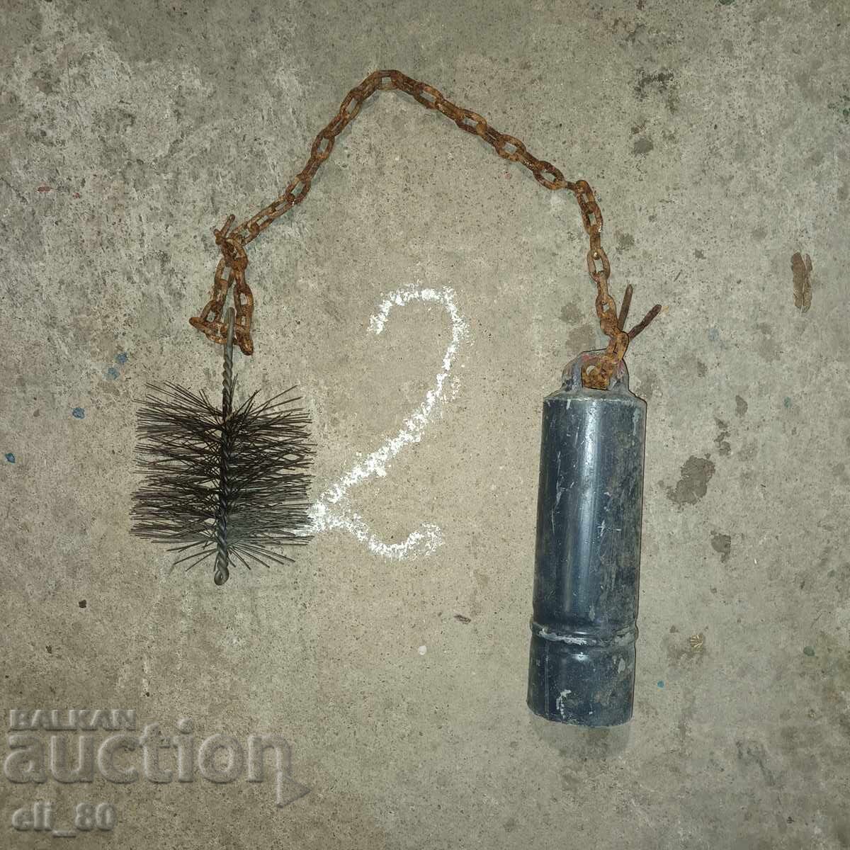 Chimney cleaning brush weight No. 2 brand new - 5 Chimney cleaning brush weight No. 2 brand new - 5