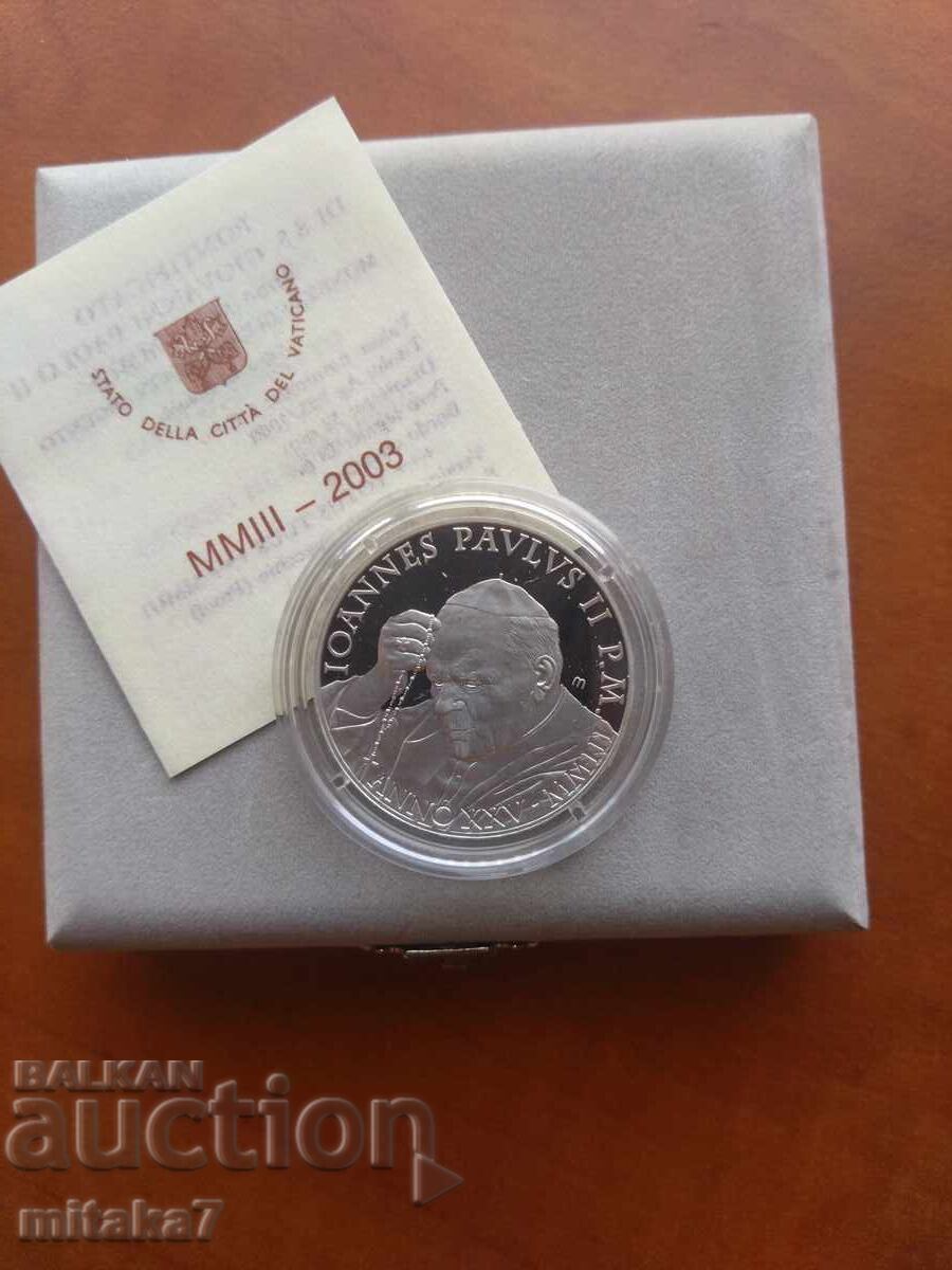 Παράδοση 5 ευρώ 2003, Βατικανό