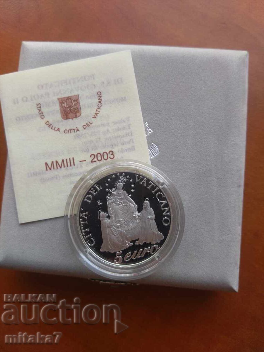 5 ευρώ 2003, Βατικανό