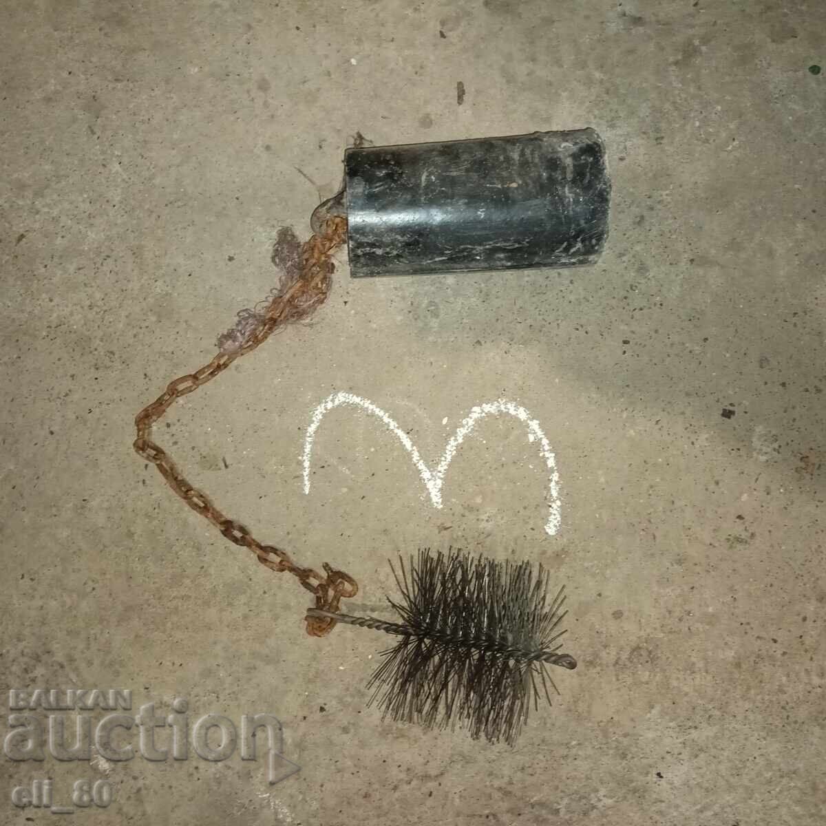 Βάρος με βούρτσα καθαρισμού καμινάδας Νο 3, βάρος 3 κιλά - 6 Βάρος με βούρτσα καθαρισμού καμινάδας Νο 3, βάρος 3 κιλά - 6